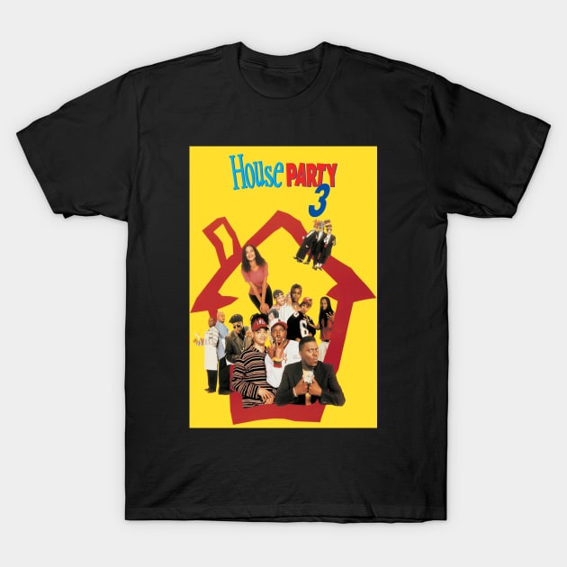 Kid 'N Play House Party 3 Movie Poster T-Shirt by Artist Club